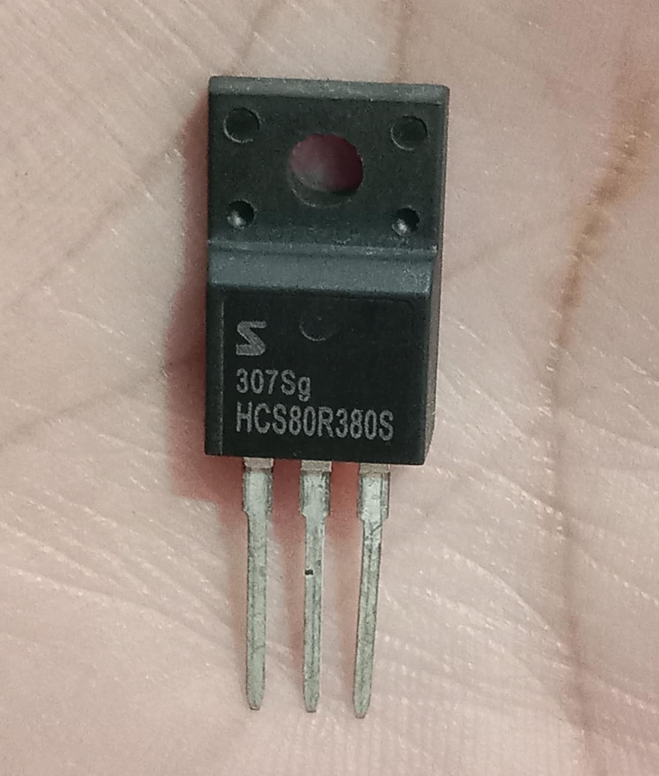 HCS80R380S 800V N-Channel Super Junction MOSFET (TO-220FS) Used
