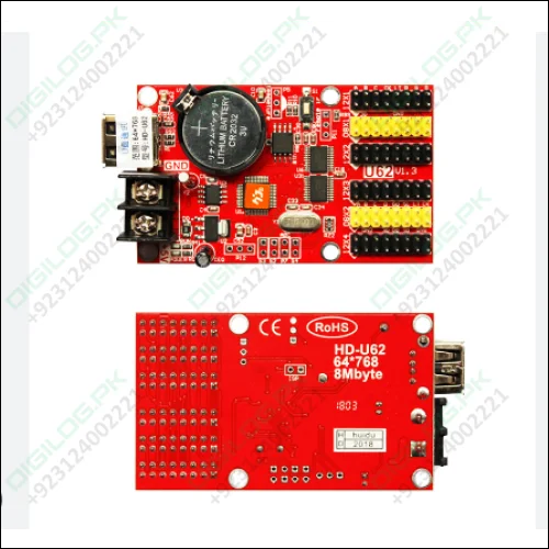 Hd U62 Led Control Card With Usb Port