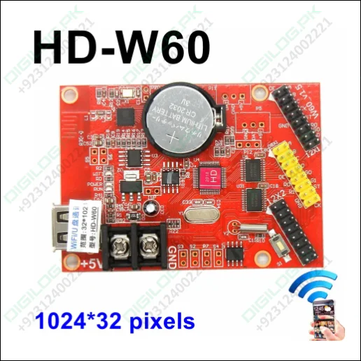 Hd - w60 Led Control Card With Wifi Controller