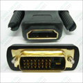 Dvi To Hdmi Converter Dvi-i Male Female Video Plug Adapter