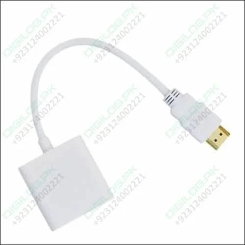 Hdmi To Vga Video Adapter Cable Converter