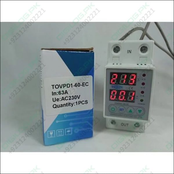 Adjustable Over & Under Voltage Protective Device TOVPD1-60-EC in Pakistan