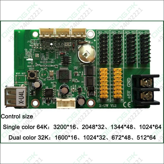 Bx-u2l P10 Led Signs Control Card Display Module Single &