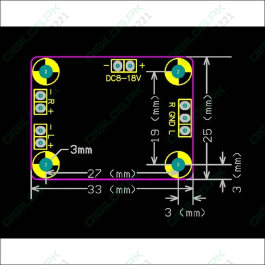 Tpa3110 2x15w Digital Audio Stereo Amplifier Module