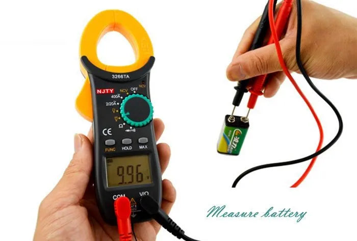 Digital Clamp Meter Njty Dc/ac Volt Amp Diode Ncv Multimeter