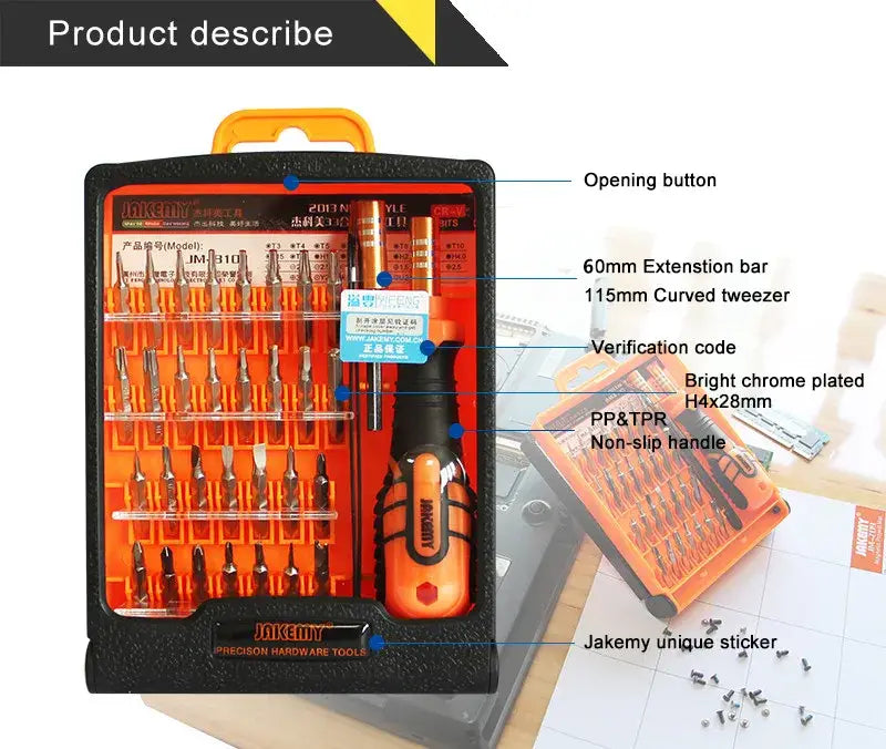 Jakemy Jm-8101 33 In 1 Multifunctional Precision Screwdriver