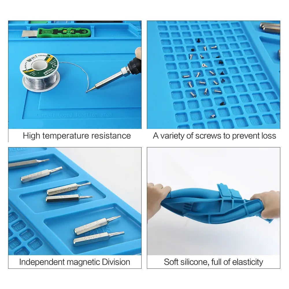 Heat Insulation Silicone Large Soldering & Repairing Mat