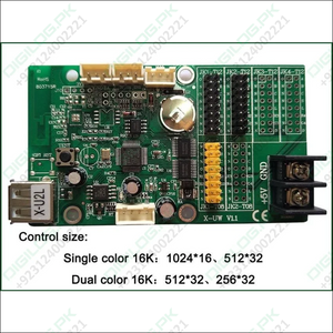 Bx-u2l P10 Led Signs Control Card Display Module Single &