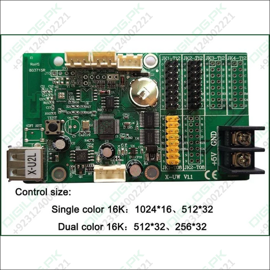 Bx-u2l P10 Led Signs Control Card Display Module Single &