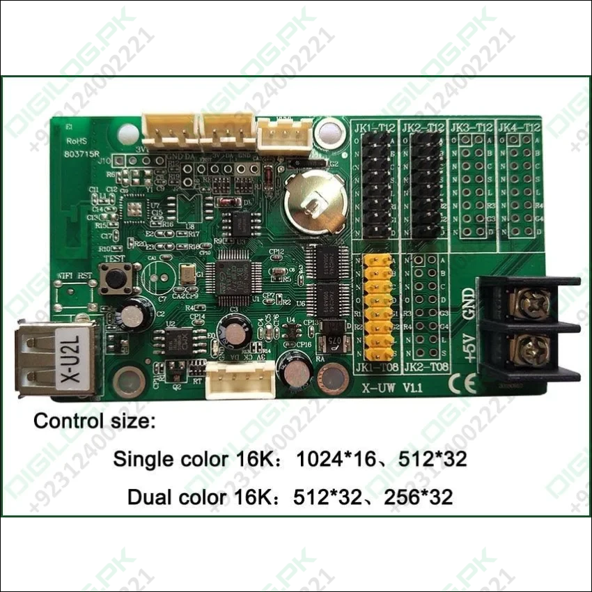 Bx-u2l P10 Led Signs Control Card Display Module Single &