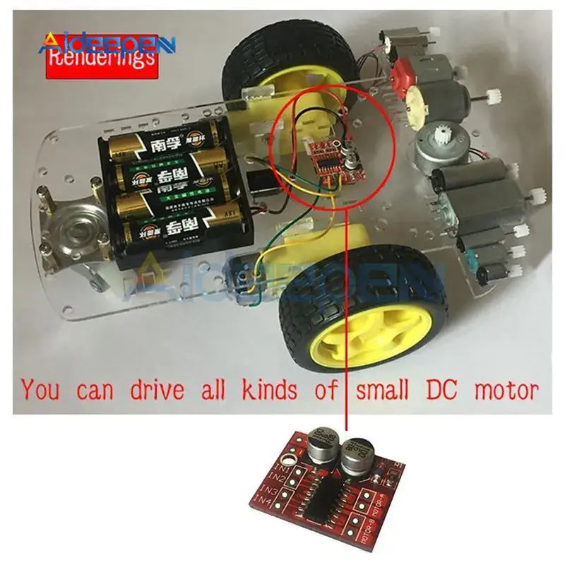 Mx1508 Mini Dual Channel 1.5a Dc Motor Driver Module L298n