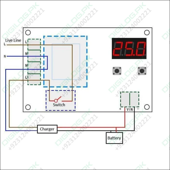 Xh - m602 Programable Battery Charging Control Module