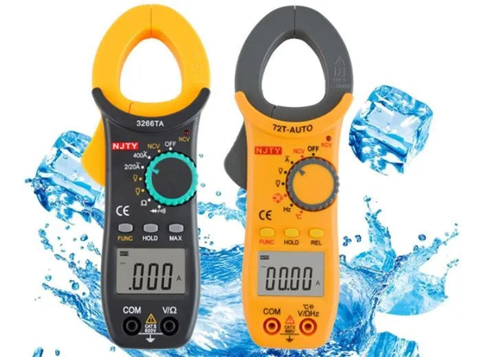 Digital Clamp Meter Njty Dc/ac Volt Amp Diode Ncv Multimeter