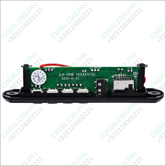 Mp3 Player Amplifier Panel Led 5v Audio Module Support Fm