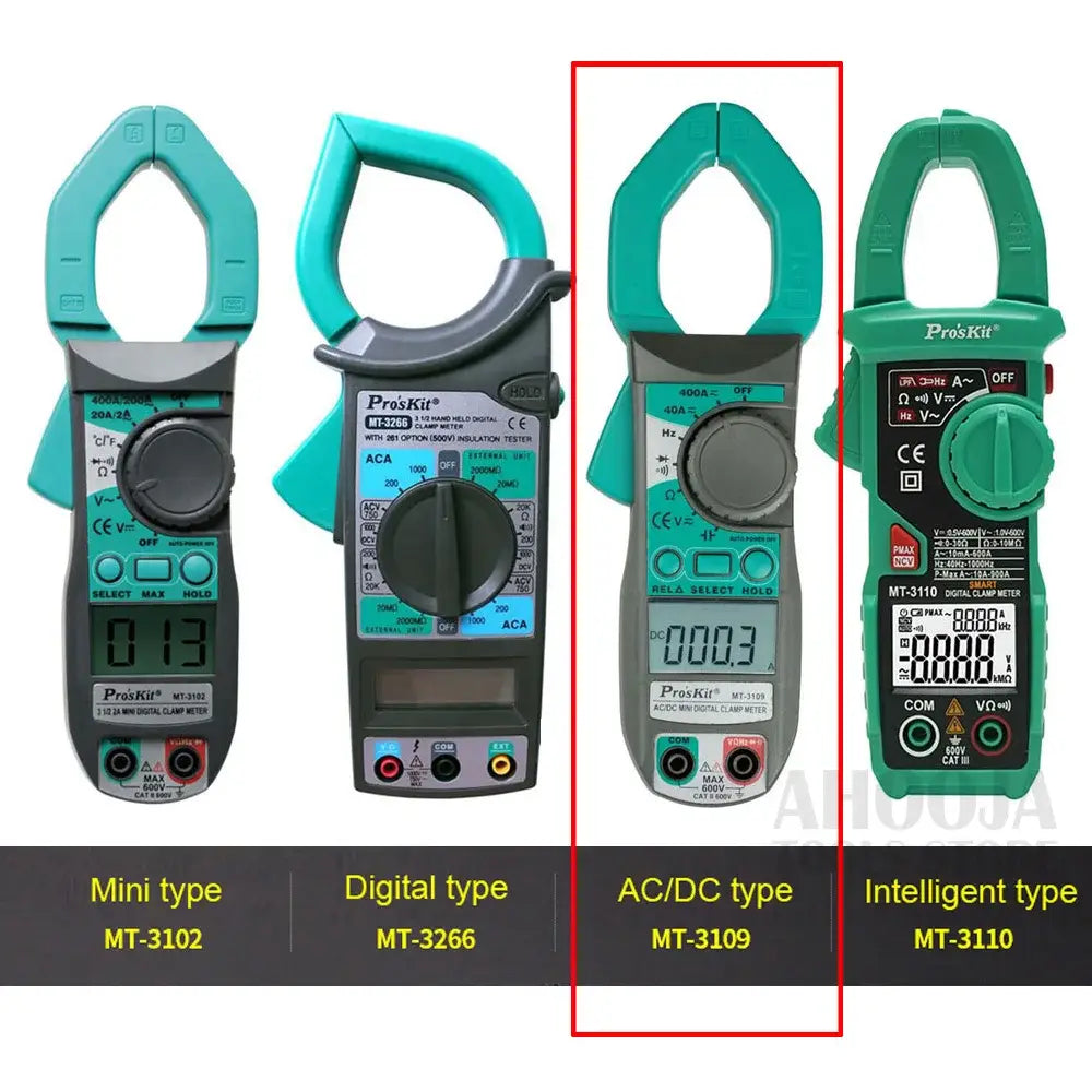 ProsKit MT-3109 AC True RMS DC Current Digital Clamp Meter