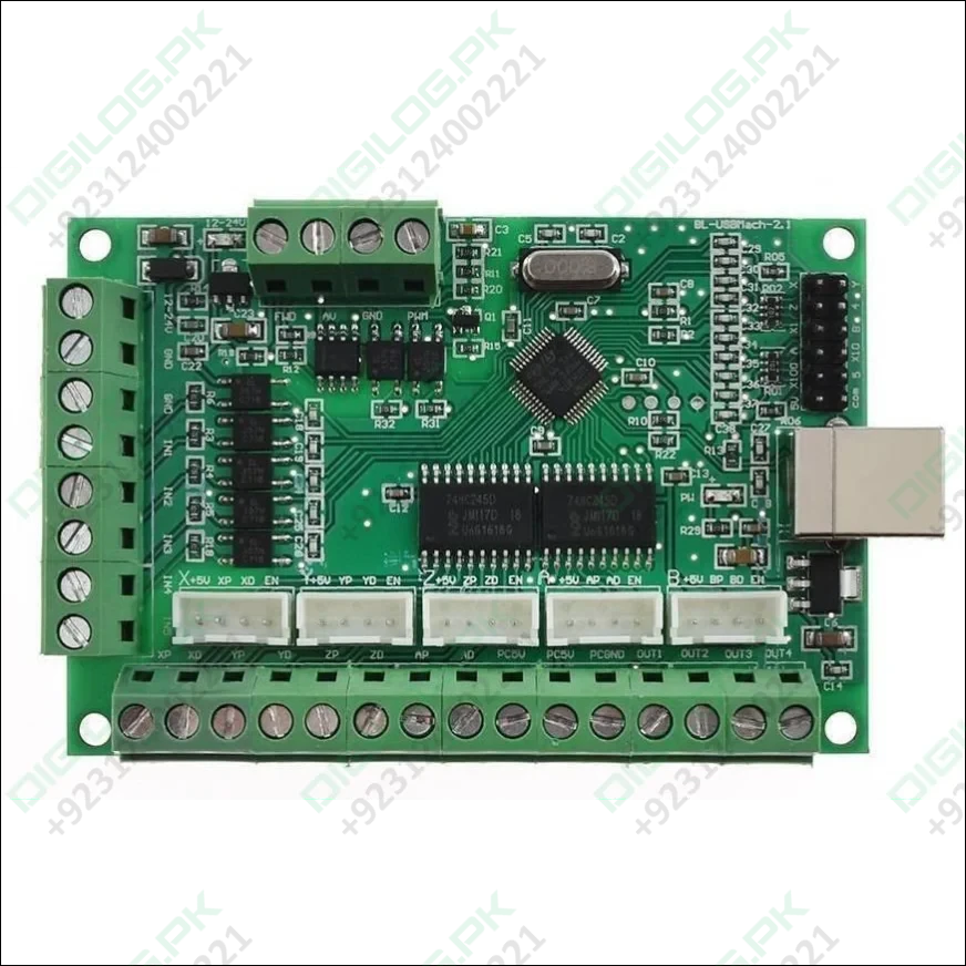 Mach3 Usb Cnc Interface Board Bl - usbmach - v2.0