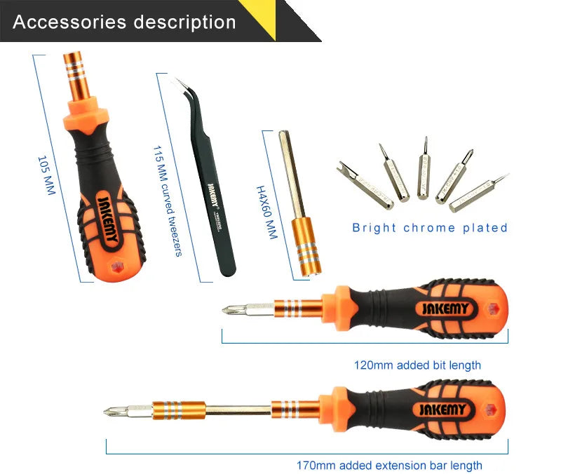 Jakemy Jm-8101 33 In 1 Multifunctional Precision Screwdriver