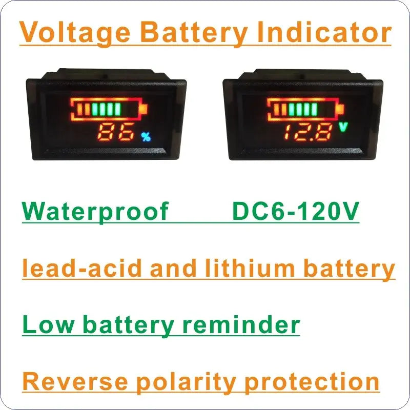 Dsn Vq128 12 v Lead-acid Lithium Battery Indicator Led