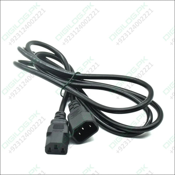 12 Feet 4 Meter IEC C14 C13 Extension Cord UPS Cable IEC 320 C13 C14 Power Extension Cable For PC Computer Monitor DMX DJ Stage Light