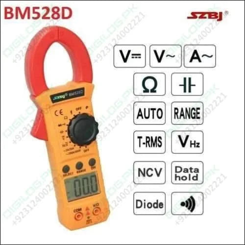 Handheld Digital Clamp Meter Bm528d Non Contact Ac Dc Volt