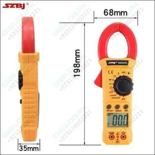Handheld Digital Clamp Meter Bm528d Non Contact Ac Dc Volt