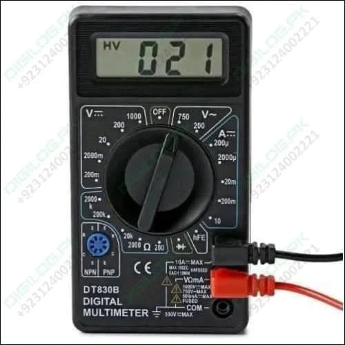 Handheld Digital Multimeter Dt830b Mini Lcd Voltmeter