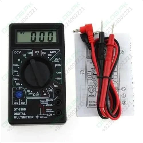 Handheld Digital Multimeter Dt830b Mini Lcd Voltmeter