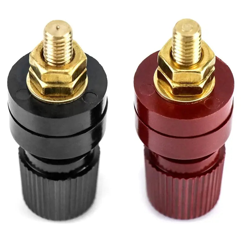 TOBWOLF 2 Stuks Ronde Luidspreker Terminal Cups – 3 Inch, 2-weg Met Schroefklemmen – Voor Subwoofer Boxen En DIY Home Speaker Projecten