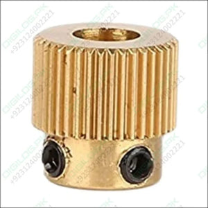40 Tooth Gear Brass Extruder Wheel Gear for Printer Cr-10 Cr-10S S4 S5 Ender 3 Pro