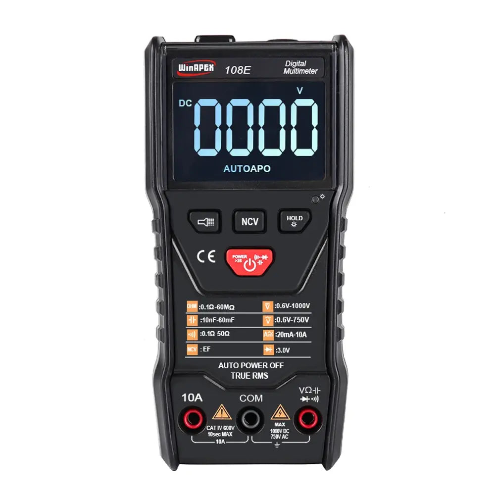 Winapex 108e 6000 Counts True Rms Digital Multimeter