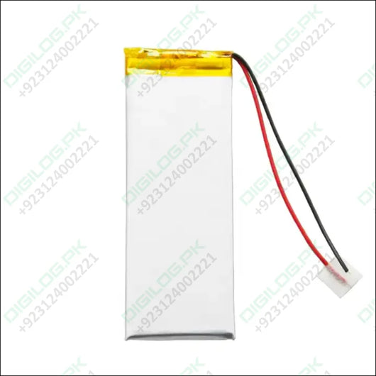 3.7v 800mah Battery Rechargeable Lithium Polymer Ion