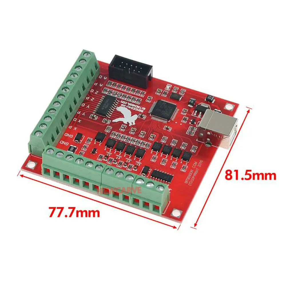 CNC USB MACH3 100Khz Breakout Board 4 Axis Interface Driver