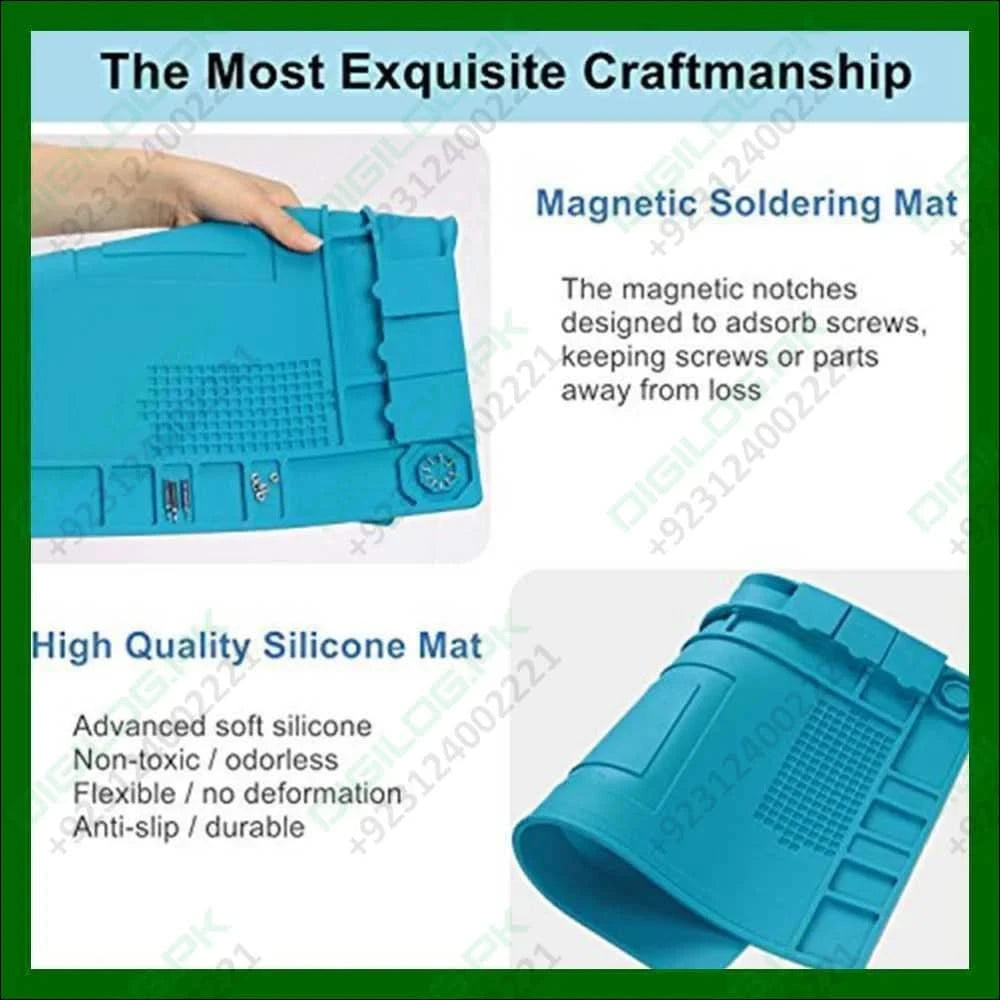 Heat Insulation Silicone Large Soldering & Repairing Mat