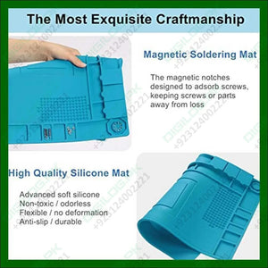 Heat Insulation Silicone Large Soldering & Repairing Mat