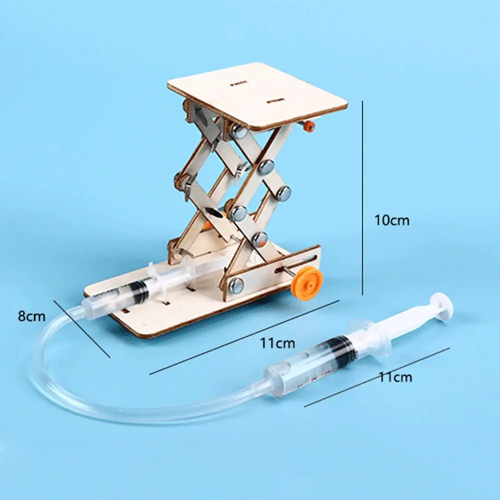 Kids Diy Hydraulic Lift Table Model Scientific Experiment
