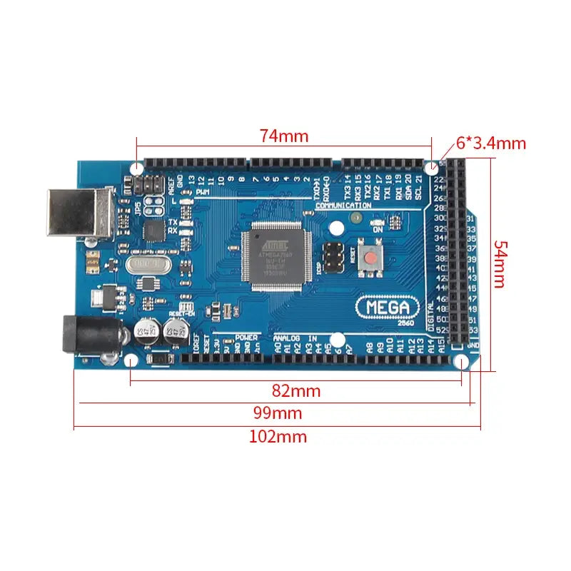 Ch340 Arduino Mega 2560 With Cable In Pakistan