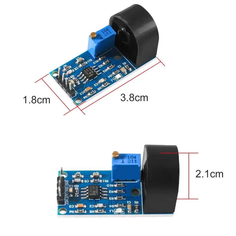 ZMCT103C 5A Range Single Phase AC Active Output Onboard Precision Micro ...