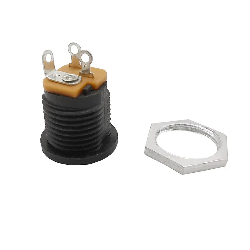 Dc-022 Dc Power Jack Pcb Mount Female Connector 3 Pin
