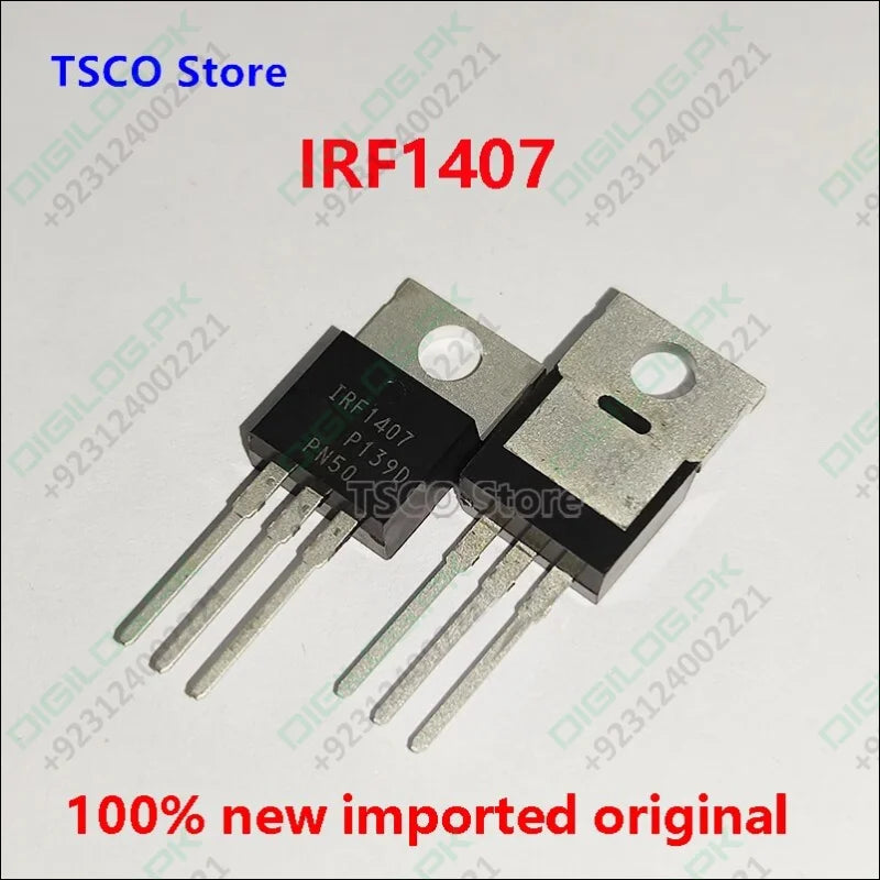 IRF1407 MOSFET Transistor TO220 Package Ir n Channel 75v