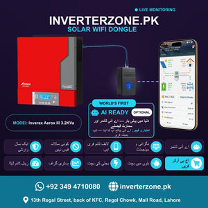 Inverex Aerox III 3.2KVa Solar WiFi Dongle - Real-Time Solar Monitoring