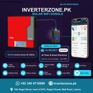 Inverex Aerox III 3.2KVa Solar WiFi Dongle - Real-Time Solar Monitoring
