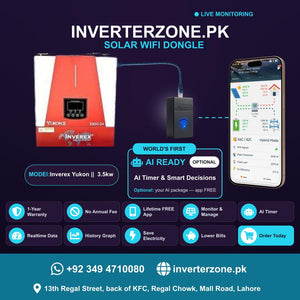 Inverex Yukon II 3.5 KW Solar WiFi Dongle - Real-Time Solar Monitoring