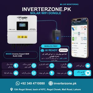 Inverex Axpert 6kW RJ45 COM Solar WiFi Dongle - Real-Time Solar Monitoring