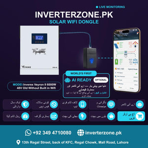 Inverex Veyron II 6000W 48V Old Without Built in Wifi Solar WiFi Dongle - Real-Time Solar Monitoring