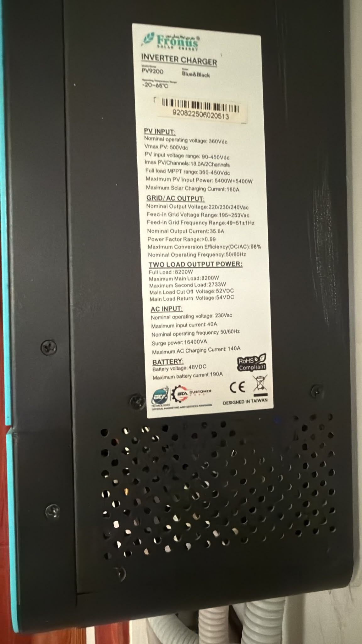Inverterzone wifi dongle for Fronus Infineon Reborn PV9200 8.2KW HYBRID INVERTER