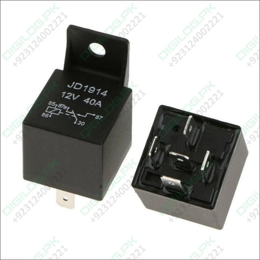 Jd1914 12v 40amp Car Relay Spdt 5 Pins 5p Waterproof Bike