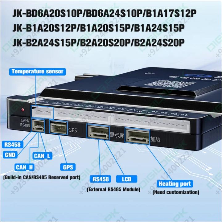 JIKONG JK-BD6A24S-10P JK Smart Active Balance BMS Board 7S-24S 100A 0.6A Balancing Current In Pakistan