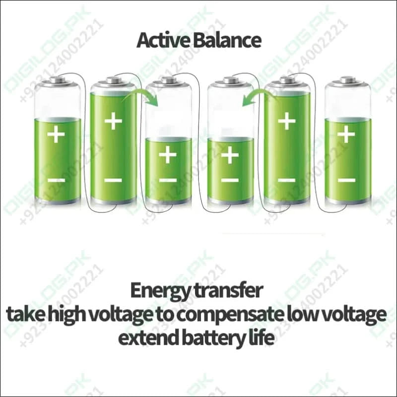 JIKONG JK-BD6A24S-10P JK Smart Active Balance BMS Board 7S-24S 100A 0.6A Balancing Current In Pakistan