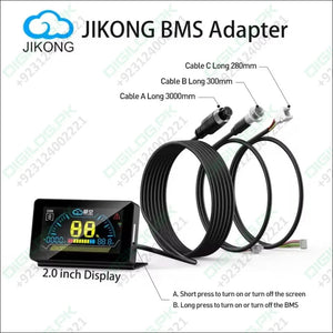 JKBMS 2.5 LCD Power Board Display for JIKONG BMS