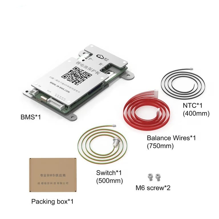 JK JK-BD4A8S6P 60A 4S to 8S 0.4A Smart Active Balance BMS